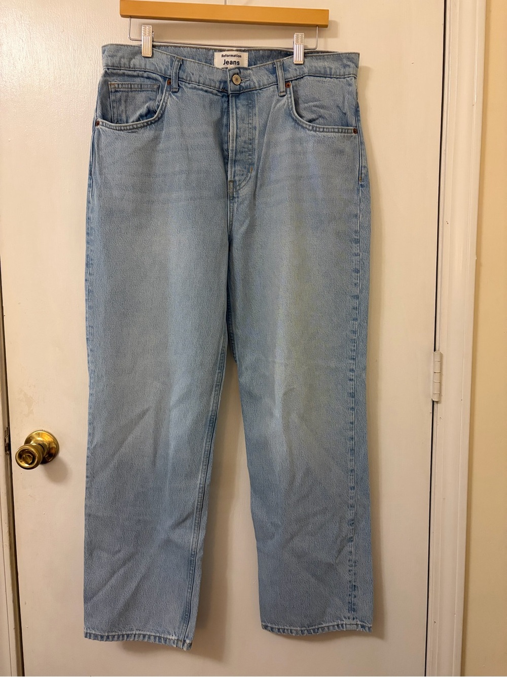 Reformation Light Blue Relaxed Women’s Jeans